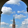 Bell tower in an arch